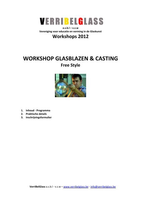 glasblaas workshop
