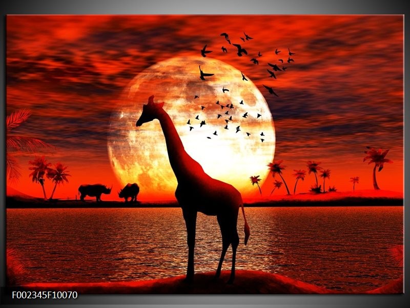 foto schilderij glas